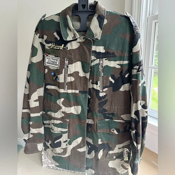 MANGO camo jacket - Picture 3 of 9